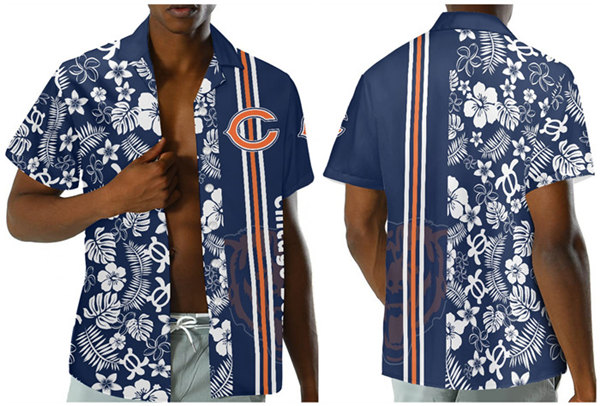 Men's Chicago Bears Navy Blue Jersey